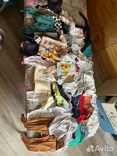 Детские вещи пакетом на мальчика 86 92