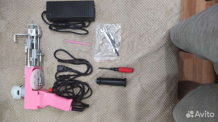 Пистолет для тафтинга + машинка для стрижки