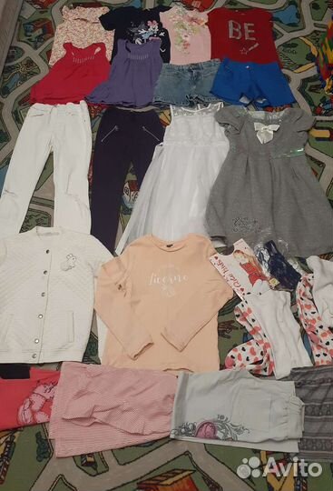 Вещи для девочки пакетом р.152-158 (33 предмета)