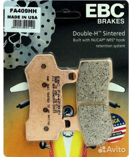 Тормозные колодки EBC fa409hh для Harley Davidson