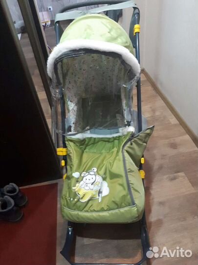 Коляска санки