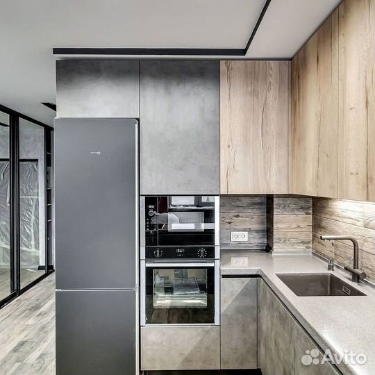 Современный кухонный гарнитур под ключ