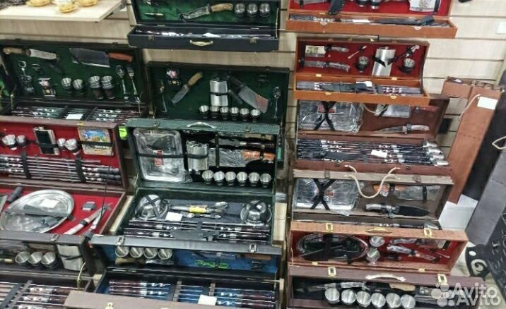 Шашлычный набор подарочный набор шампуров