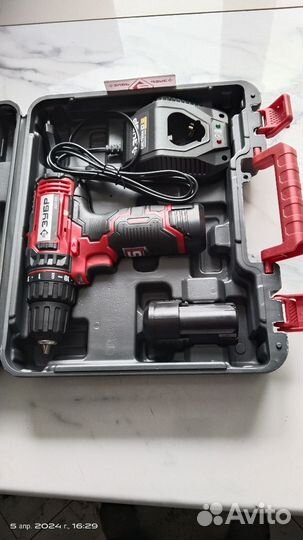 Аккумуляторная дрель шуруповерт