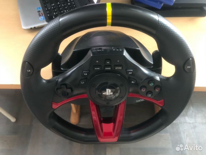 Игровой руль Hori wireless racing wheel apex ps4