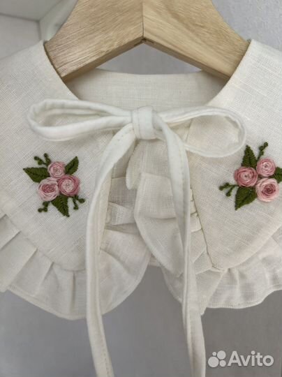 Накладной воротник на девочку