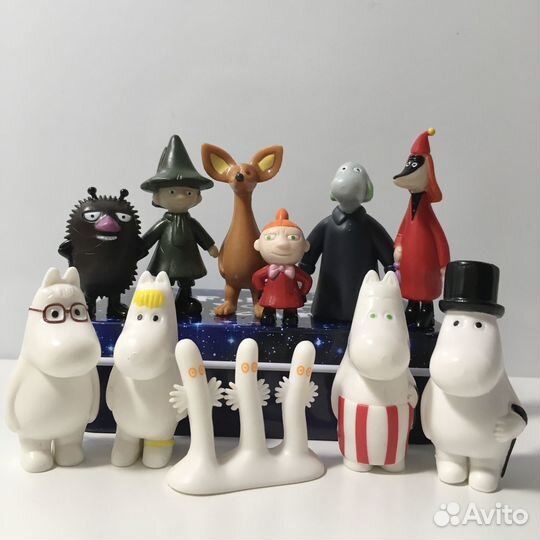 Фигурки из адвент календаря Муми Тролли, Moomin