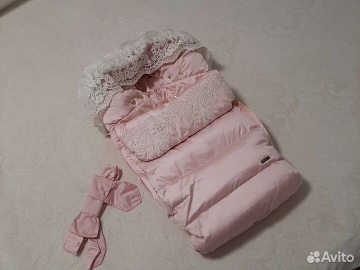 Конверт на выписку зимний для девочки