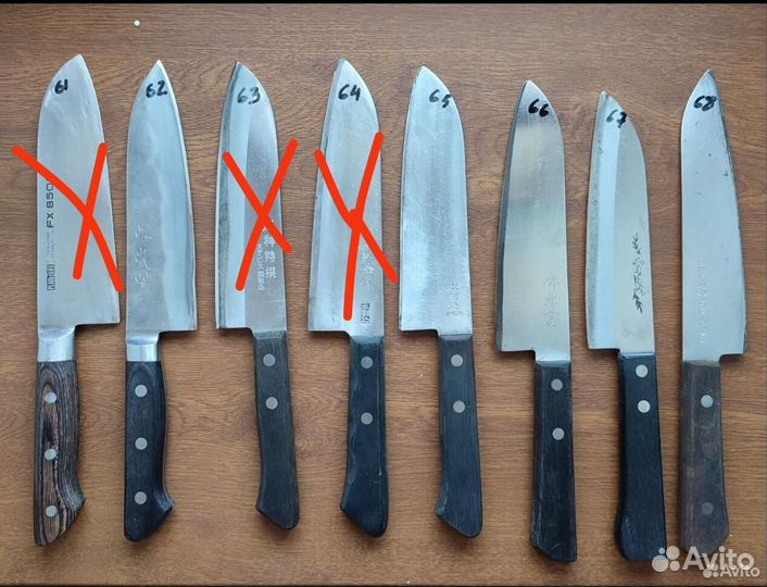 Японские кухонные ножи ламинаты (6)