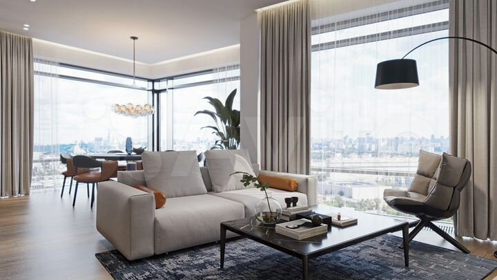 1-к. квартира, 55 м², 16/23 эт.