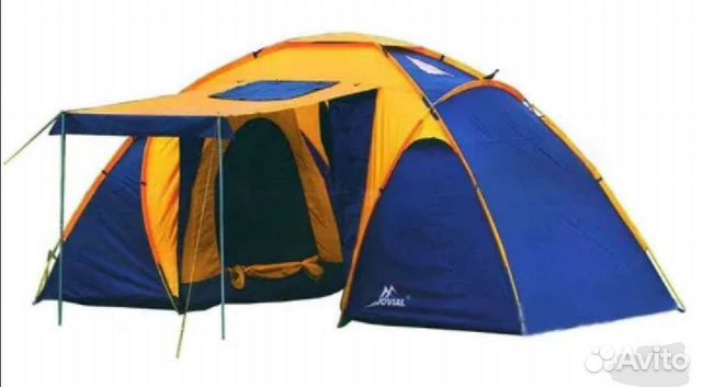 Палатка 4х местная две комнаты 450х220хh200