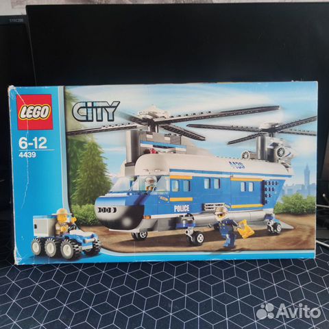 Lego City полицейский вертолет 4439