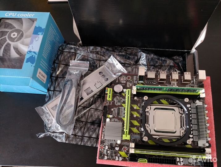 Новый комплект 6 ядер 16гб оперативы и Кулер