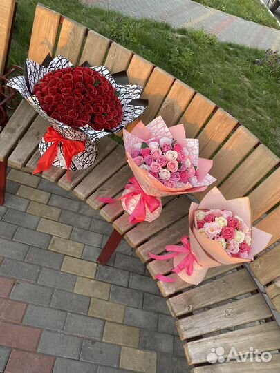 Букеты из 31 51 101 розы