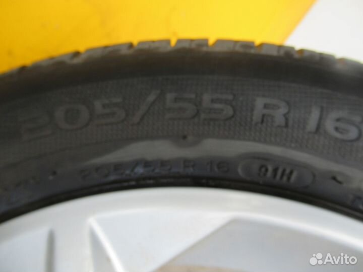 Колесо на литье от opel astra 205/55/16 Michelin