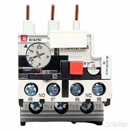 Реле тепл. ртэ 1308 2.5-4А EKF rel-1308-2.5-4