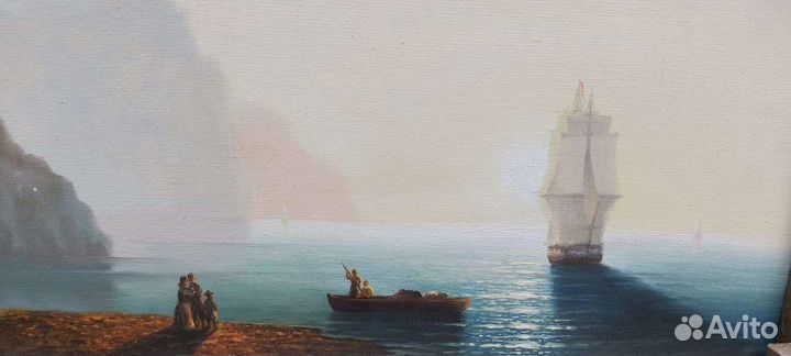 Картина Морской пейзаж. Холст. Масло