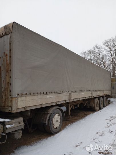 Полуприцеп бортовой МАЗ 9758, 2000