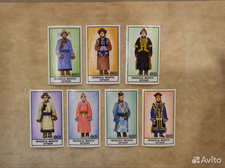 Марки Монголия