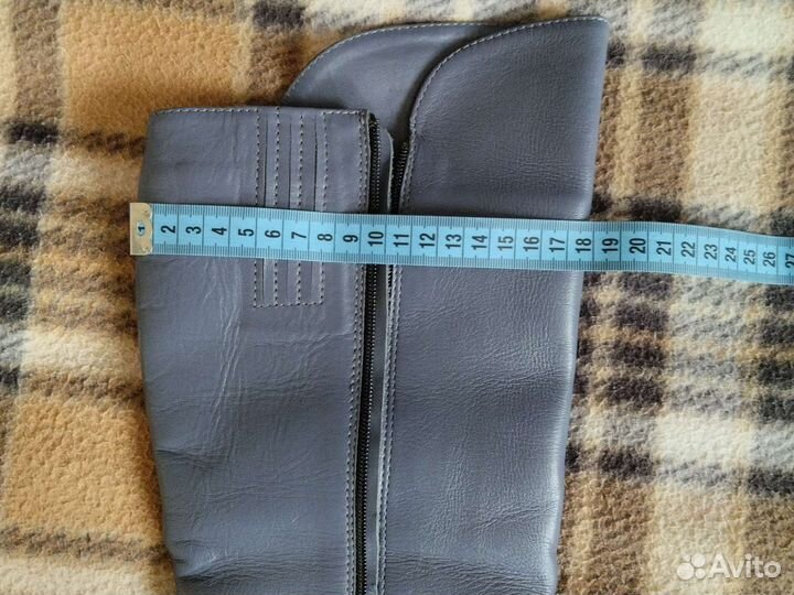 Сапоги кожаные