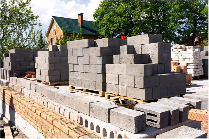Керамзитоблоки пустотелые в наличии