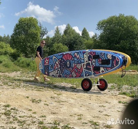 Тележка для сапборда двойная разборная