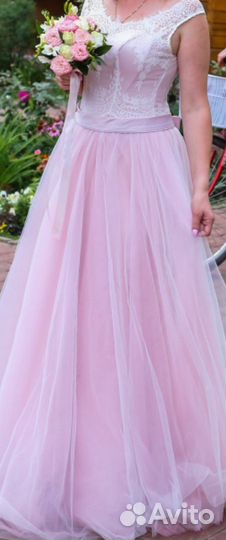Вечернее платье 46 48 размера в пол