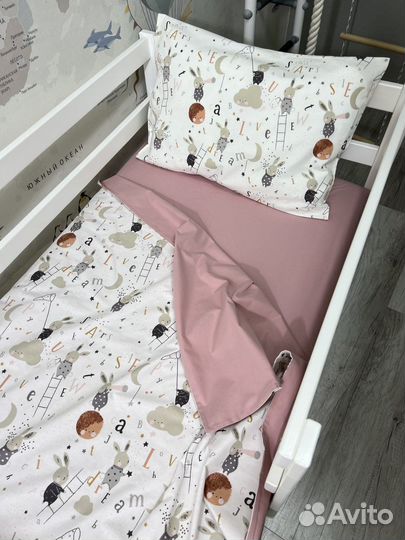 Детское постельное белье новое 160 80