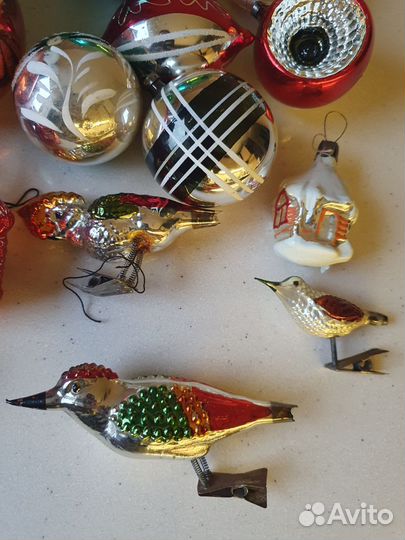 Елочные игрушки СССР одним лотом