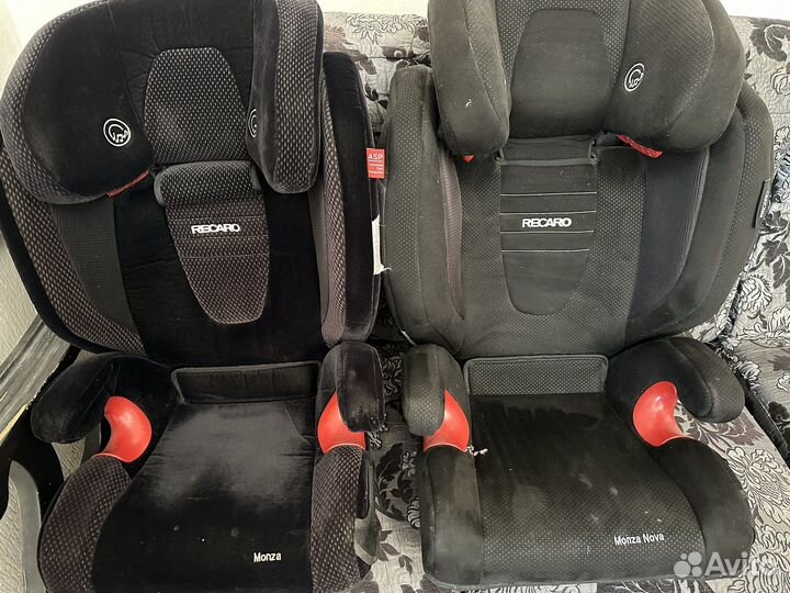 Автокресло recaro 2 штук