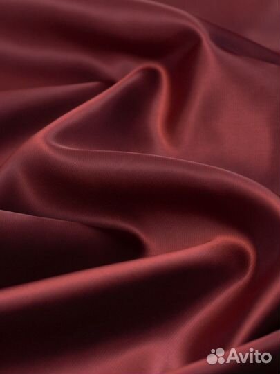 Подкладочная ткань для одежды бордовая.Поливискоза