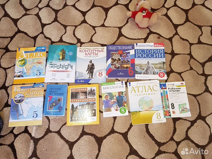 Литература,учебники,контурные карты атлас