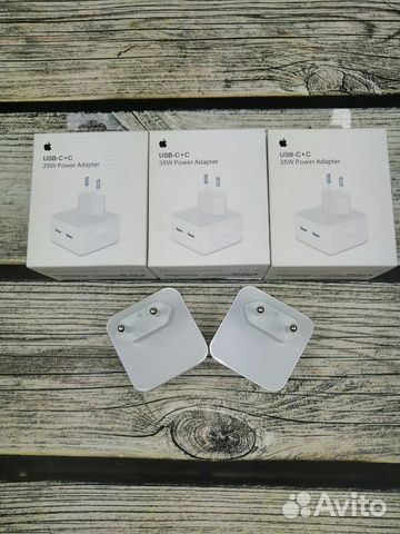 Зарядка на 35W USB-C+USB-C