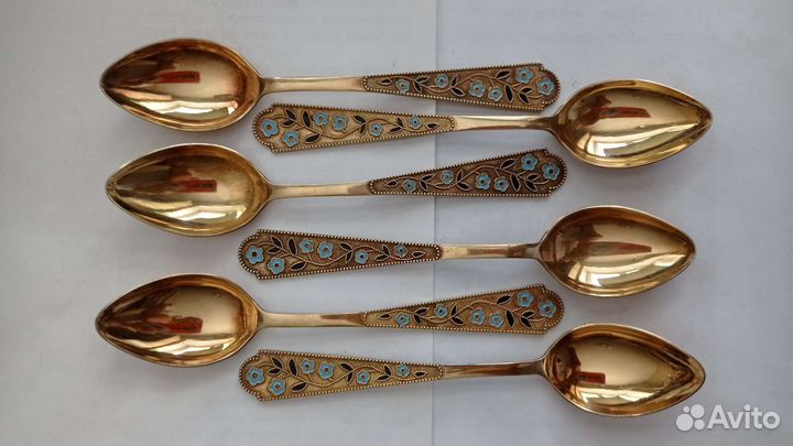 Серебро, для чая и солонки