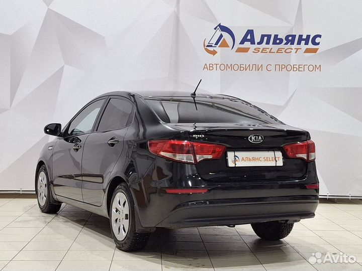 Kia Rio 1.6 AT, 2015, 124 872 км