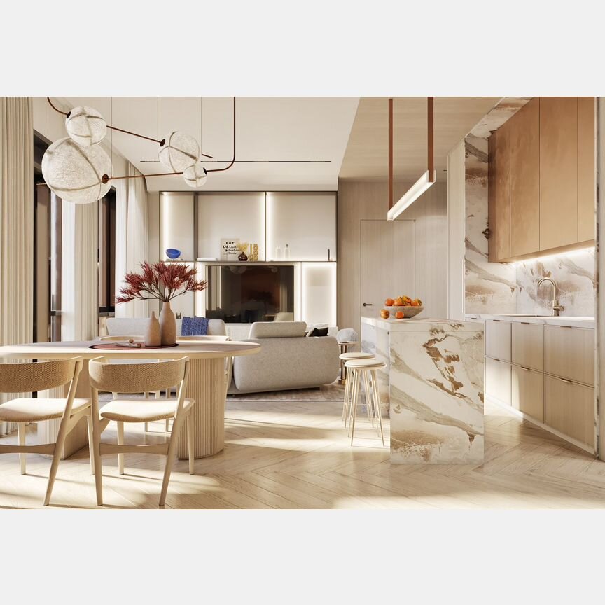 1-к. квартира, 43,8 м², 2/23 эт.