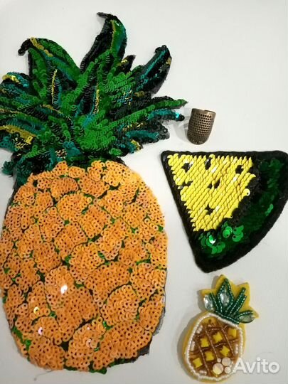 Блестящие нашивки для одежды (набор)