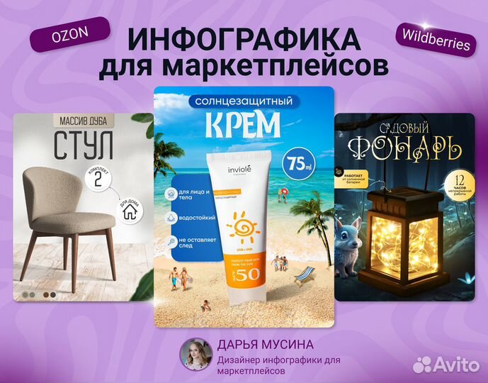 Инфографика для маркетплейсов wildberries ozon