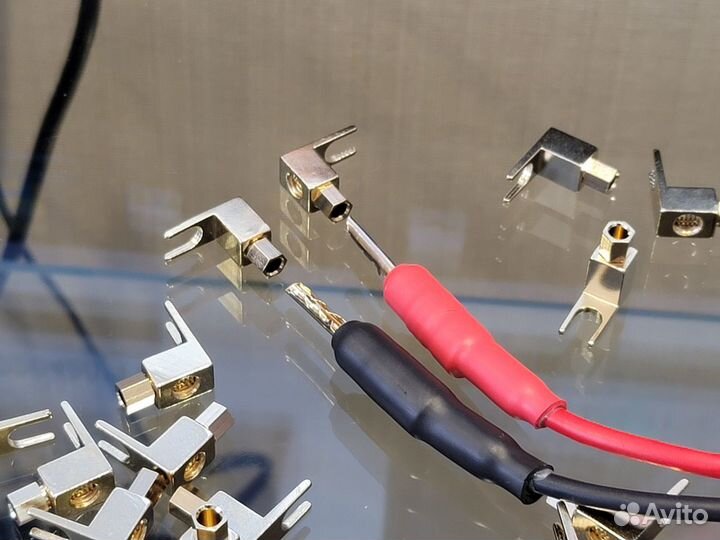 Переходник лопатка - банан для усилителей, колонок