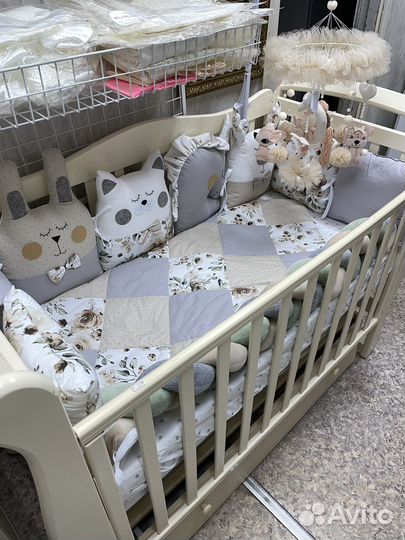Комплект в детскую кроватку Сони New