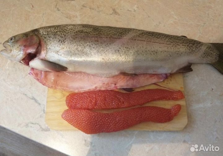 Форель с икрой