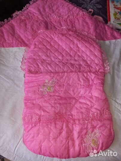 Конверт на выписку для девочки весна