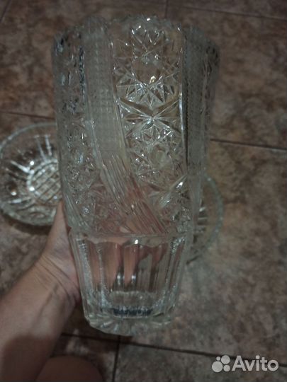 Вазы хрустальные СССР набор