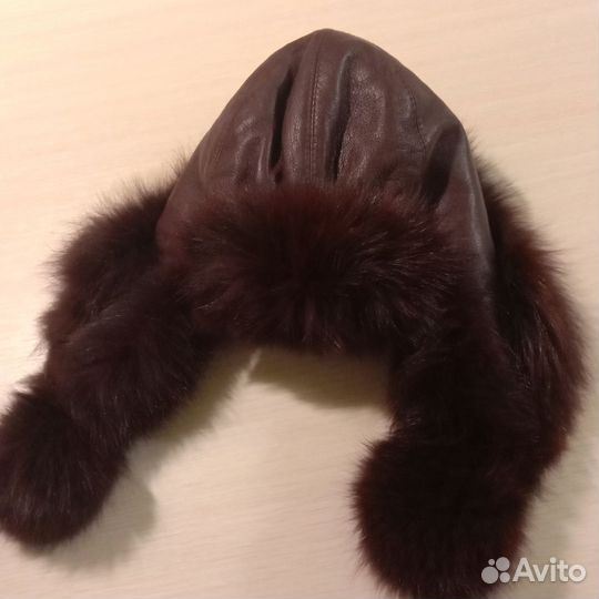 Женская,модная шапка-ушанка