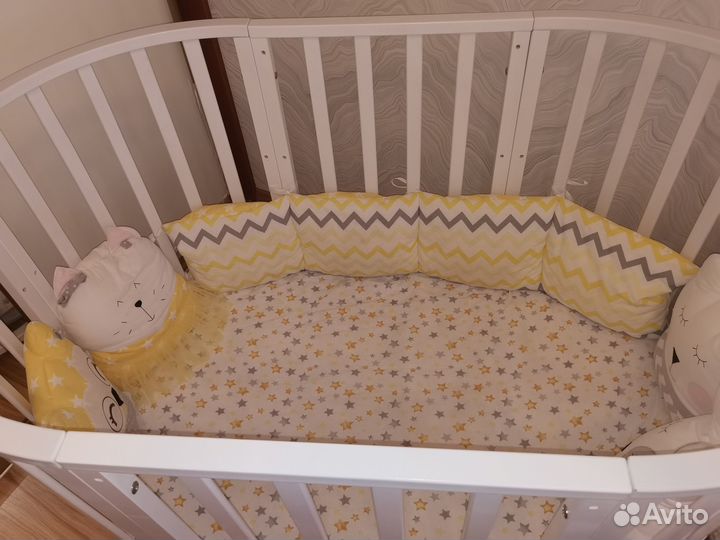 Детская кроватка трансформер 9 в 1