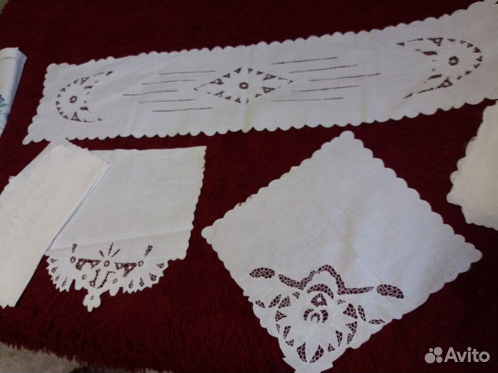 Старинные салфетки ришелье с бесплатной доставкой
