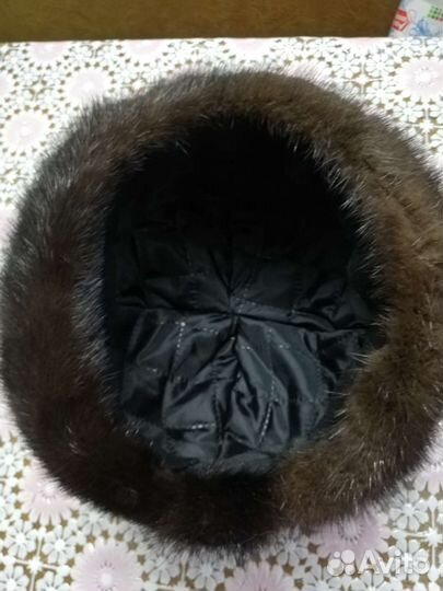 Шапка норковая женская