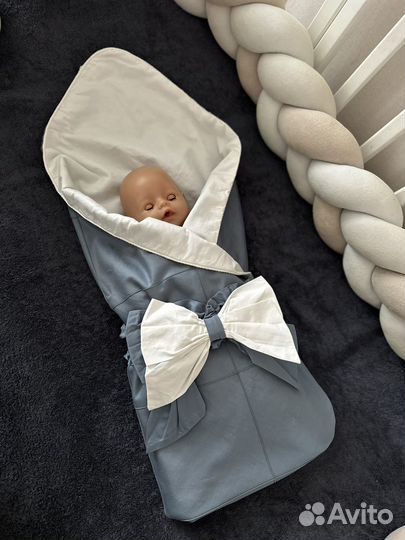 Конверт на выписку для мальчика летний