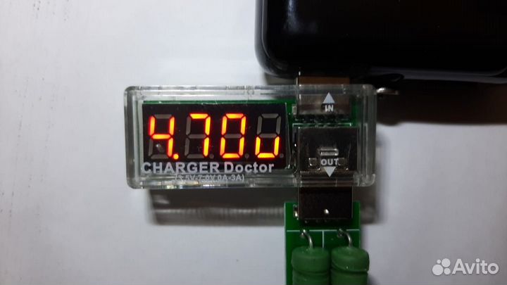 USB тестер заряда аккумулятора