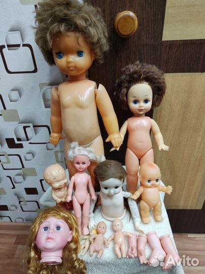 Куклы СССР и Зап части к куклам